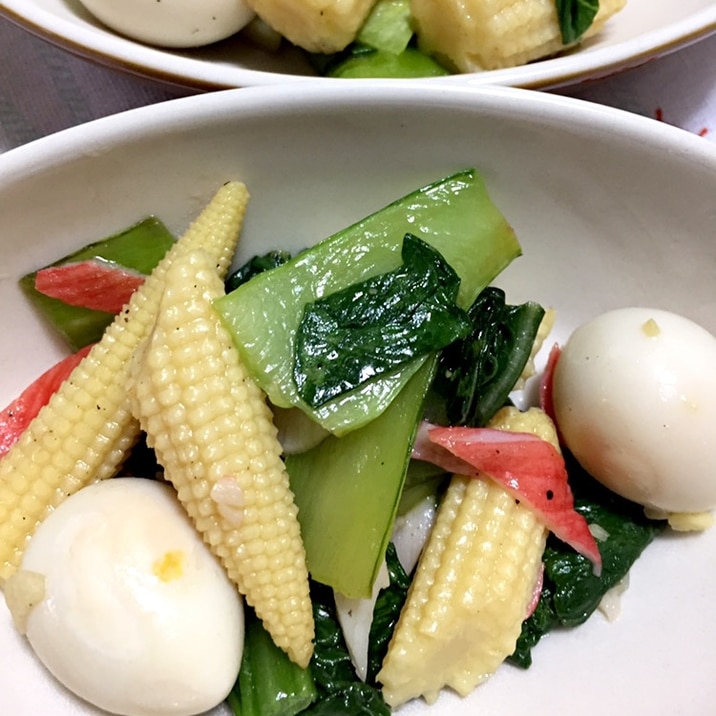 青梗菜とヤングコーンのウェイパー炒め レシピ 作り方 By Piano 楽天レシピ 青梗菜とヤングコーンのウェイパー炒め レシピ 作り方 By Piano 楽天レシピ